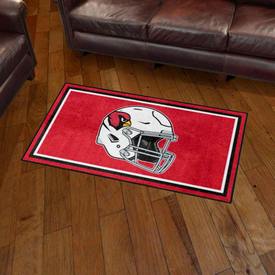 Arizona Cardinals Plush Area Rug - Red, AGS-38222 Arizona Cardinals Plush Area Rug - Red, AGS-38222