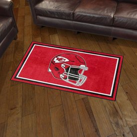 Kansas City Chiefs Plush Area Rug, AGS-38282 Kansas City Chiefs Plush Area Rug, AGS-38282