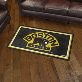 Boston Bruins Plush Area Rug, AGS-38505 Boston Bruins Plush Area Rug, AGS-38505
