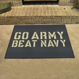 House Divided - Army West Point / Naval Academy House Divided Rug - 34 in. x 42.5 in., 39068