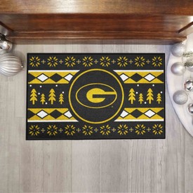 Grambling State Tigers Holiday Sweater Starter Mat Accent Rug - 19in. x 30in., 39098