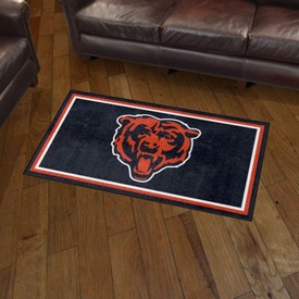 Chicago Bears Plush Area Rug - Bear Head Logo, AGS-39963 Chicago Bears Plush Area Rug - Bear Head Logo, AGS-39963