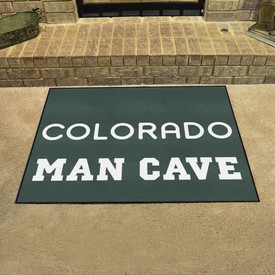 Colorado Rockies Man Cave All-Star Rug - 34 in. x 42.5 in., 40554