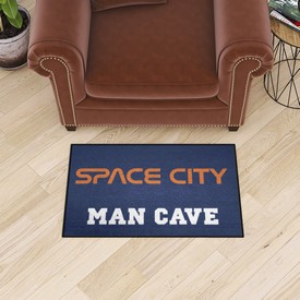 Houston Astros Man Cave Starter Mat Accent Rug - 19in. x 30in., 40605