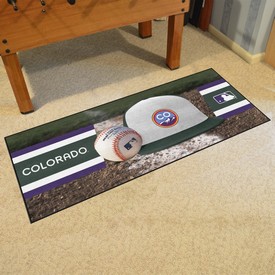 Colorado Rockies Baseball Runner Rug - 30in. x 72in., 40965