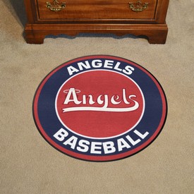 Los Angeles Angels Roundel Rug - 27in. Diameter, 40990