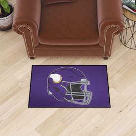 Minnesota Vikings Starter Mat Accent Rug - 19in. x 30in., 41416