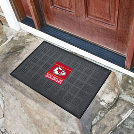 NFL - Kansas City Chiefs Super Bowl LVIII Heavy Duty Vinyl Medallion Door Mat - 19.5in. x 31in., 42011