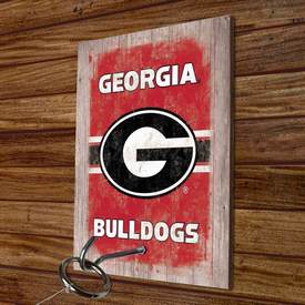 Georgia Hook and Ring Toss Game - 11in x 8in x .25 in, 43983