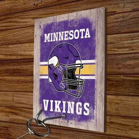Minnesota Vikings Hook and Ring Toss Game - 11in x 8in x .25 in, 44356