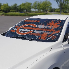 NFL - Chicago Bears Auto Shade 59" x 29.5" - Primary Logo, Alternate Logo and Wordmark, 60047 NFL - Chicago Bears Auto Shade 59" x 29.5" - Primary Logo, Alternate Logo and Wordmark, 60047