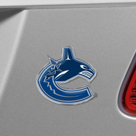 Vancouver Canucks Heavy Duty Aluminum Embossed Color Emblem, 60504