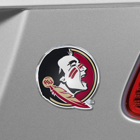 Florida State Seminoles Heavy Duty Aluminum Embossed Color Emblem, 60522