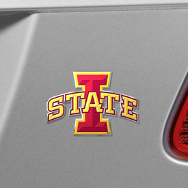 Iowa State Cyclones Heavy Duty Aluminum Embossed Color Emblem, 60529
