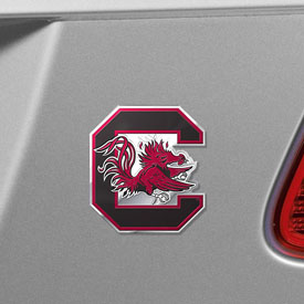 South Carolina Gamecocks Heavy Duty Aluminum Embossed Color Emblem, 60556