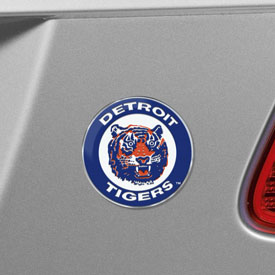 Detroit Tigers Heavy Duty Aluminum Embossed Color Emblem - Alternate, 60583
