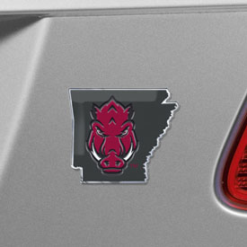 Arkansas Razorbacks Team State Aluminum Embossed Emblem, 60859
