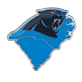 Carolina Panthers Team State Aluminum Embossed Emblem, 60897