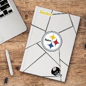 NFL - Pittsburgh Steelers Decal 3-pk 5 x 6.25 - 3 Various Logos / Wordmark, 60967