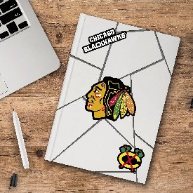 NHL - Chicago Blackhawks Decal 3-pk 5 x 6.25 - 3 Various Logos / Wordmark, 60982