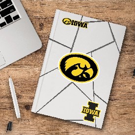 Iowa Hawkeyes 3 Piece Decal Sticker Set, 61027