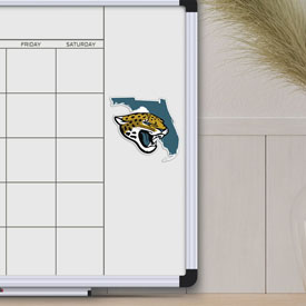 Jacksonville Jaguars Team State Shape Decal Sticker, 61313