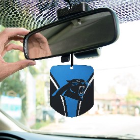 NFL - Carolina Panthers Air Freshener 2-pk 2.75 x 3.5 - Panthers Primary Logo, 61564