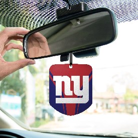 NFL - New York Giants Air Freshener 2-pk 2.75 x 3.5 - Giants Primary Logo, 61579