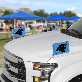 NFL - Carolina Panthers Ambassador Flags 4 x 6 - Panthers Primary Logo, 61860