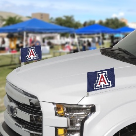Arizona Wildcats Ambassador Car Flags - 2 Pack Mini Auto Flags, 4in X 6in, 61893