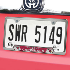 Arizona Cardinals Embossed License Plate Frame, 6.25in x 12.25in, 61942