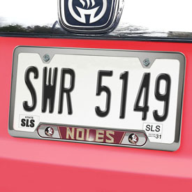 Florida State Seminoles Embossed License Plate Frame, 6.25in x 12.25in, 61979