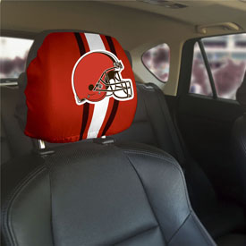 NFL - Cleveland Browns Printed Headrest Cover 14 x 10 - Browns Primary Logo, 62009