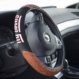 NFL - New York Giants Sports Grip Steering Wheel Cover 14.5 to 15.5 - Primary Logo and Wordmark, 62102