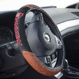 Arizona Wildcats Football Grip Steering Wheel Cover 15" Diameter, 62116