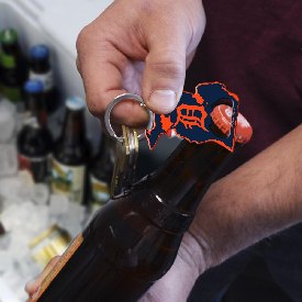 Detroit Tigers Keychain Bottle Opener, 62481