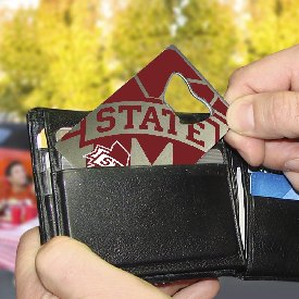 Mississippi State Bulldogs Credit Card Style Bottle Opener - 2 x 3.25, 62583
