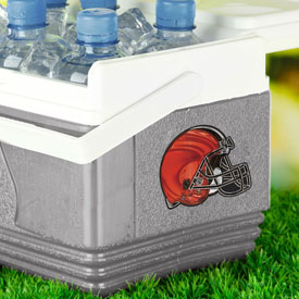 NFL - Cleveland Browns 3D Decal 5 x 6.25 - "Browns Helmet" Logo, 62771