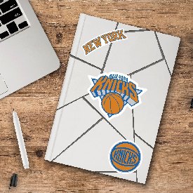 New York Knicks 3 Piece Decal Sticker Set, 63249