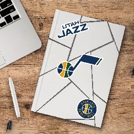 Utah Jazz 3 Piece Decal Sticker Set, 63285