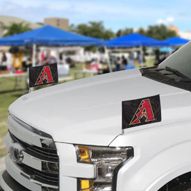 Arizona Diamondbacks Ambassador Car Flags - 2 Pack Mini Auto Flags, 4in X 6in, 63306 Arizona Diamondbacks Ambassador Car Flags - 2 Pack Mini Auto Flags, 4in X 6in, 63306