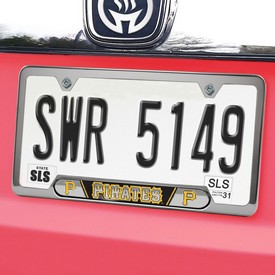 Pittsburgh Pirates Embossed License Plate Frame, 6.25in x 12.25in, 63374 Pittsburgh Pirates Embossed License Plate Frame, 6.25in x 12.25in, 63374