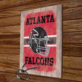 Atlanta Falcons Hook and Ring Toss Game - 11in x 8in x .25 in, 63438