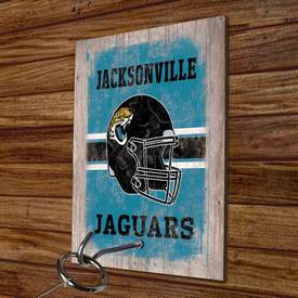 Jacksonville Jaguars Hook and Ring Toss Game - 11in x 8in x .25 in, 63598