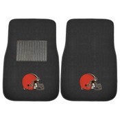 NFL - Cleveland Browns 2-pc Embroidered Car Mat Set 17"x25.5", 10298