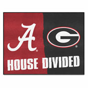 Alabama - Georgia House Divided Rug 33.75"x42.5", 10305