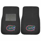 Florida 2-piece Embroidered Car Mats 18"x27", 10344