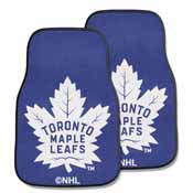 NHL - Toronto Maple Leafs 2-pc Printed Carpet Car Mats 17"x27", 10443