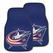NHL - Columbus Blue Jackets 2-pc Printed Carpet Car Mats 17"x27", 10573