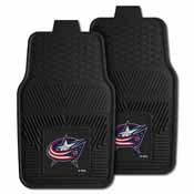 NHL - Columbus Blue Jackets 2-pc Vinyl Car Mat Set, 10574